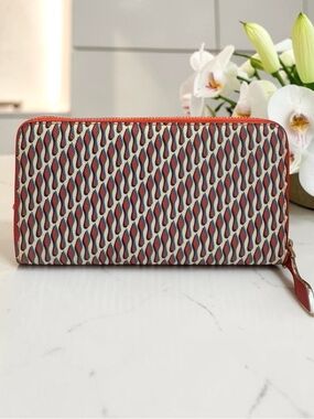 Christian Louboutin Panettone Zipped Wallet Red Sole Pattern